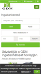 Mobile Screenshot of gdn-ingatlan.hu